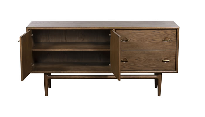 G Plan Marlow Wide Sideboard Open